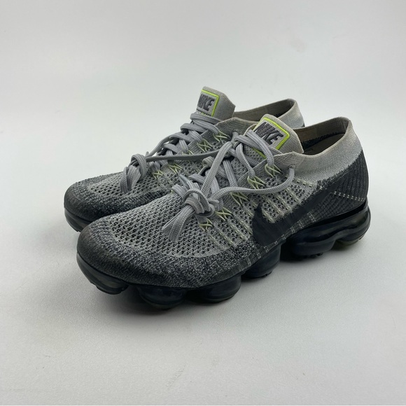 Nike Air VaporMax Heritage Pack 2017 922915-002 Gray Neon Green Black Size 7 - Picture 1 of 9
